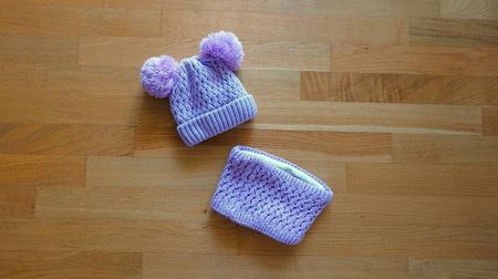 Set Mütze und Halssocke G 8-10 Jahre Alt