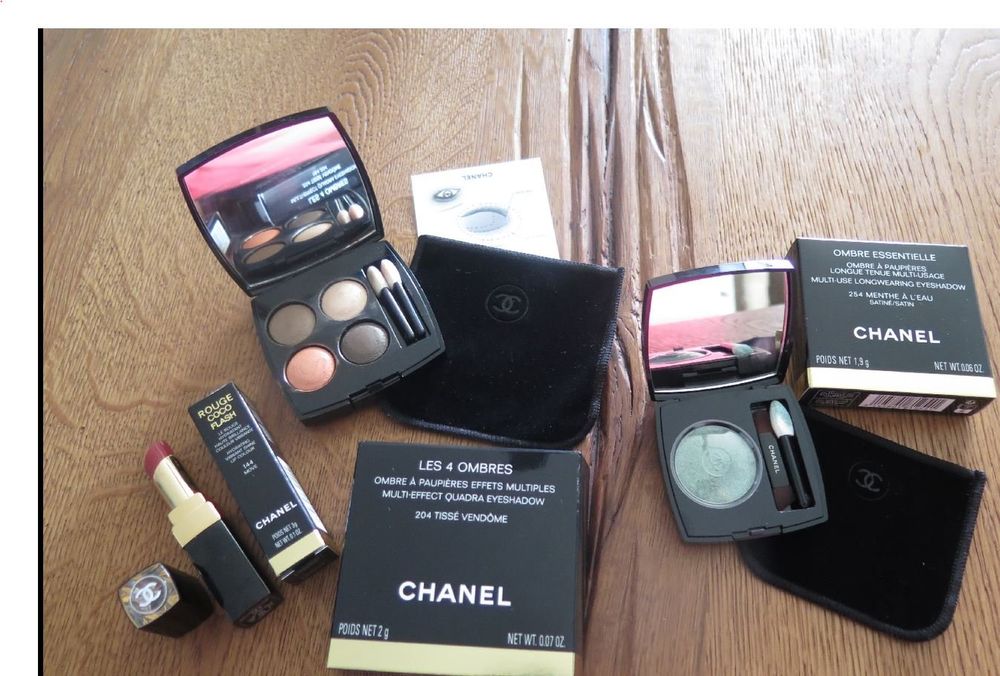 Chanel Set Lidschatten Tisse Vendome,Menthe,Lipstick Move (Gebraucht ...