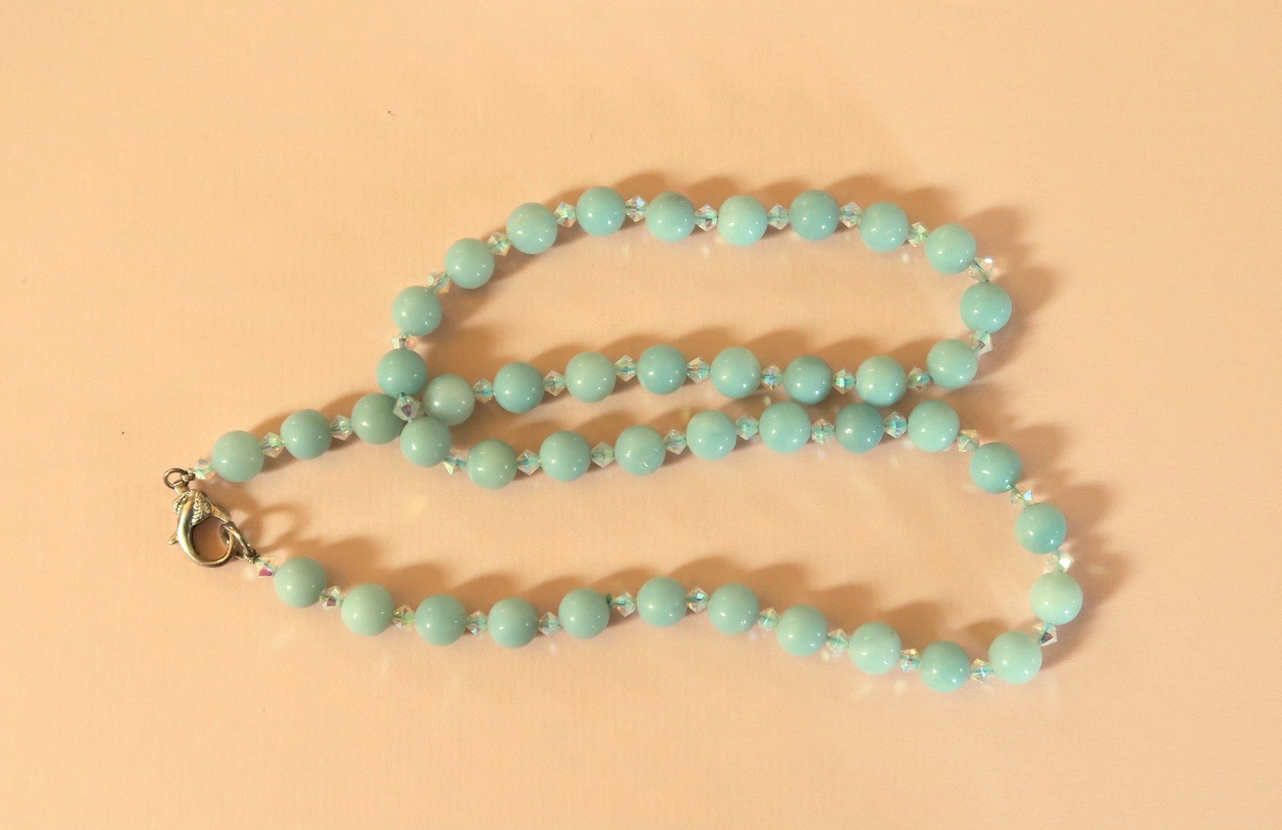 Catenine: Perlenkette Amazonit – Usato da Brittnau venduto da marlenestone 2