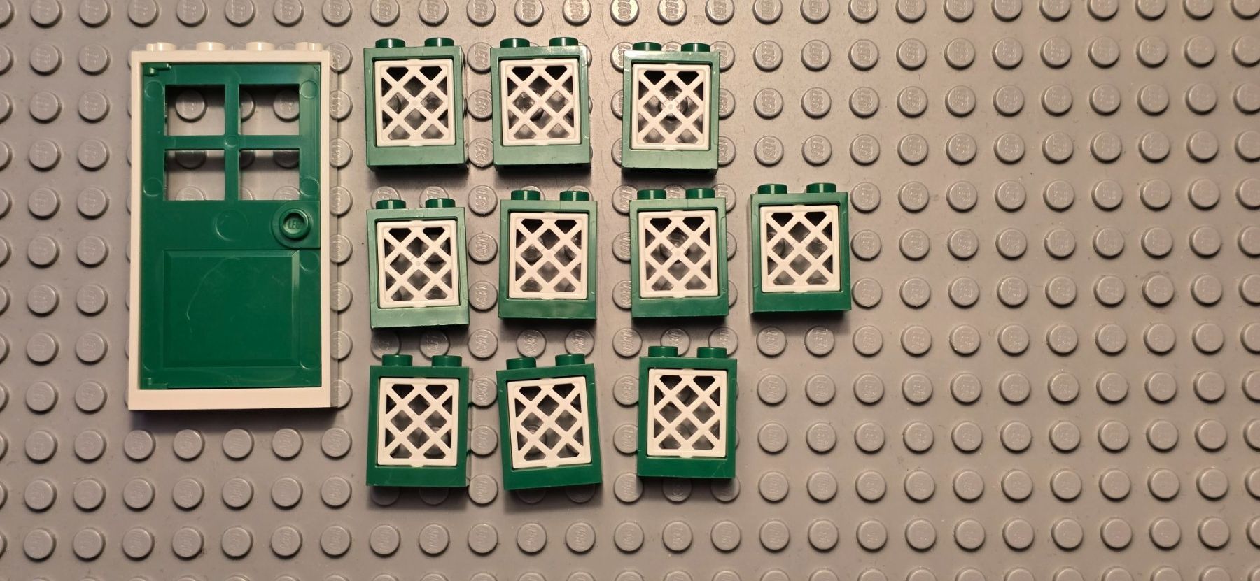 Lego Kit di costruzioni: Lego Fenster mit Türen – Nuovo (secondo la descrizione) da Basel venduto da Swi-7621