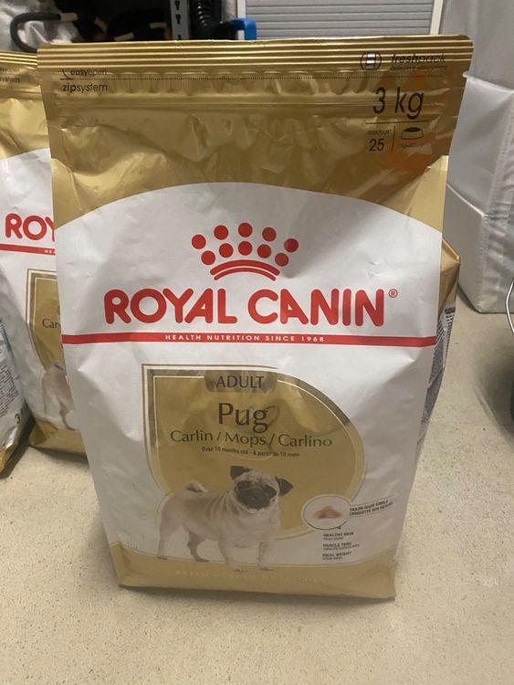 Royal Canin Mops Hundefutter 3*3kg Kaufen auf Ricardo