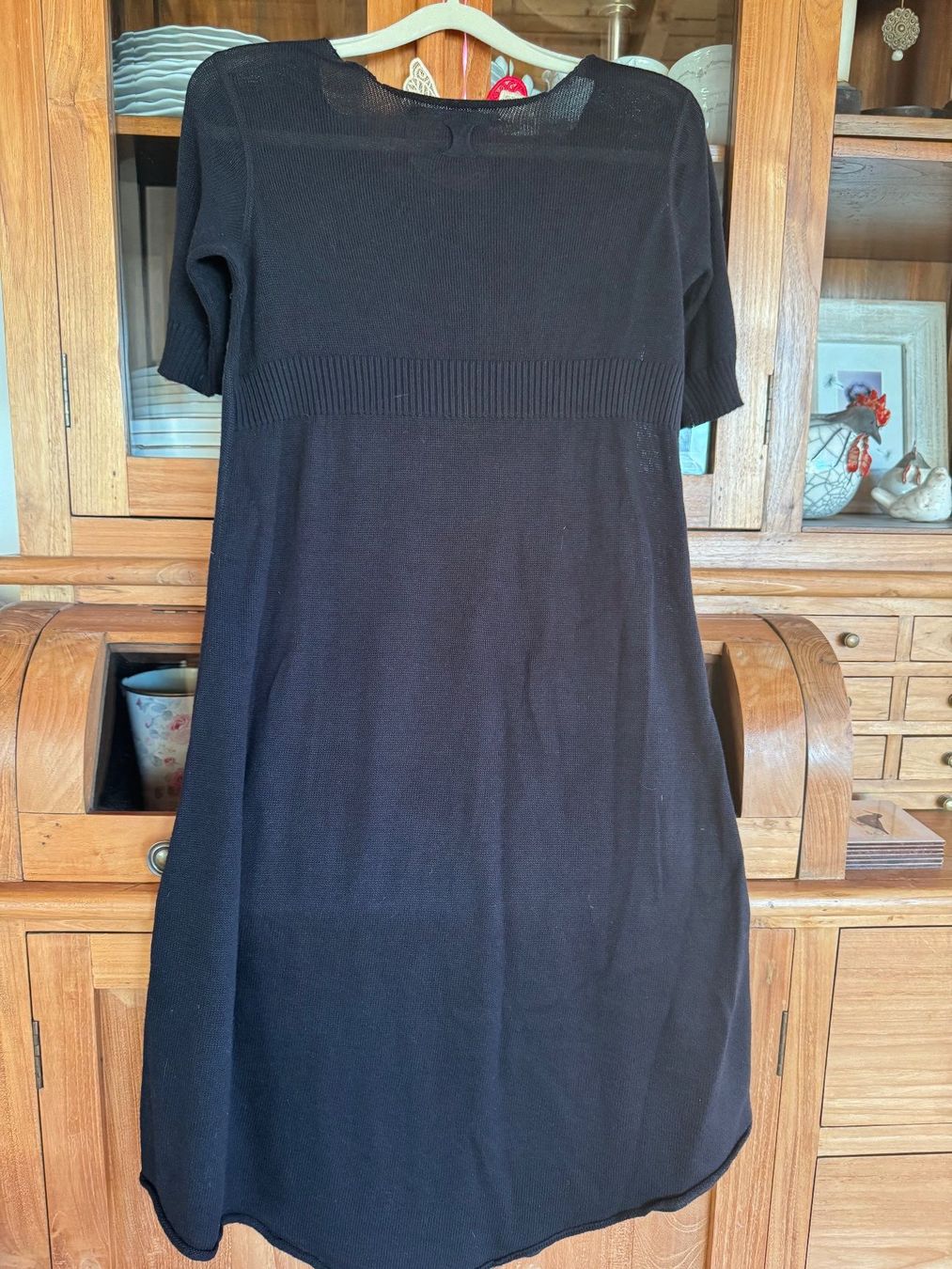 Hannes Roether Vestiti: Hannes Roether Strick-Kleid, Grösse S, Schwarz, Winter-Look – Usato da Oberrohrdorf venduto da maggys15 1