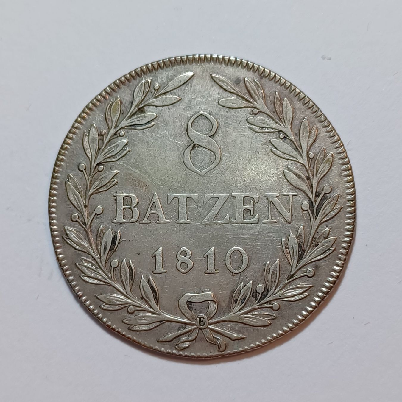 Tutti le monete: 8 Batzen 1810 Zürich – Usato da Pfäffikon ZH venduto da Schweizer_Muenzen