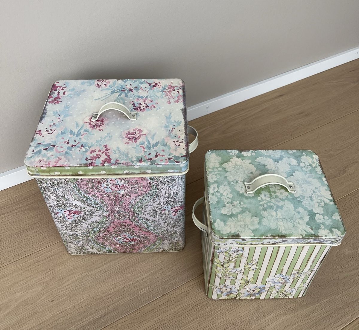 Casse di trasporto: Shabby Chic Metall-Boxen – Nuovo (secondo la descrizione) da Degersheim venduto da Starkigel 1