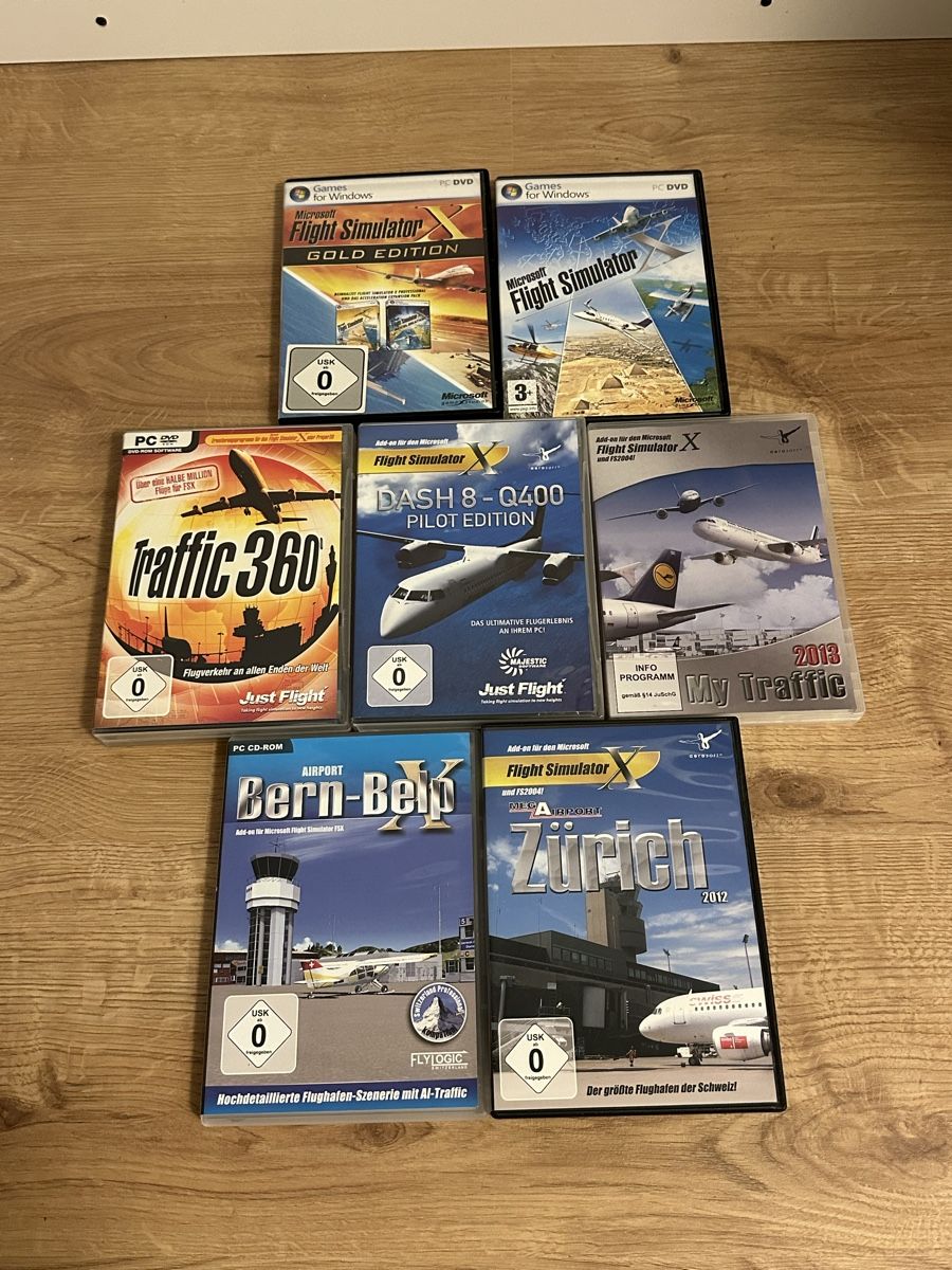 Microsoft Giochi: Microsoft Flight Simulator X Gold Edition & Addons – Usato da Rosshäusern venduto da maexuu