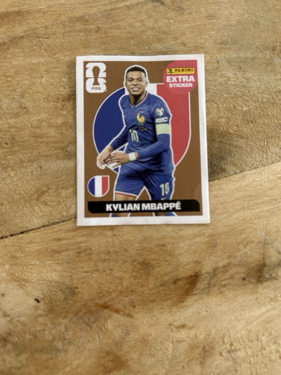 Aufkleber: Extra Sticker kylian mbappe panini – Gebraucht aus Thalwil von Baboo010