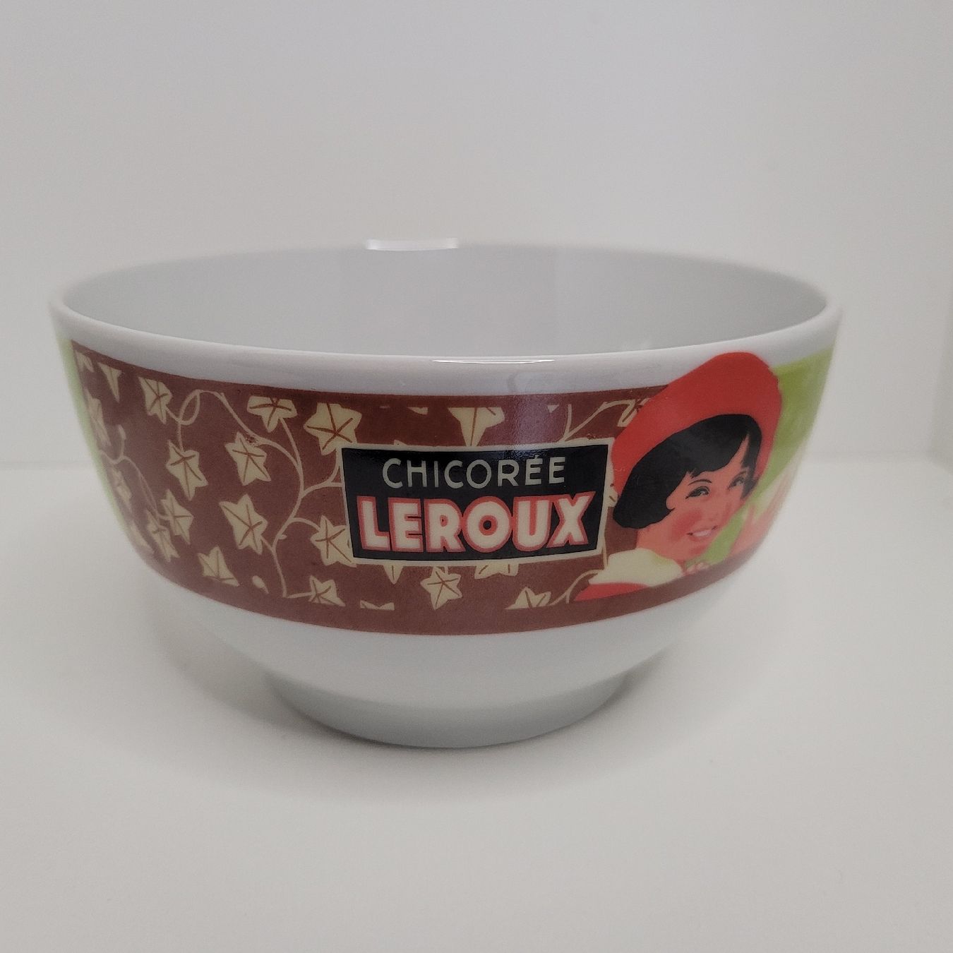Ciotole: Ancien bol chicorée Leroux de 2008 – Nuovo e nell'imballaggio originale da Rocourt venduto da PapyCH