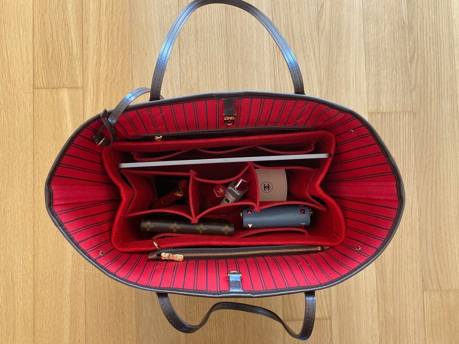 Borse da donna: Organizer rot für Neverfull MM Tote Tasche – Nuovo e nell'imballaggio originale da Kriens venduto da hannaandkiko 1