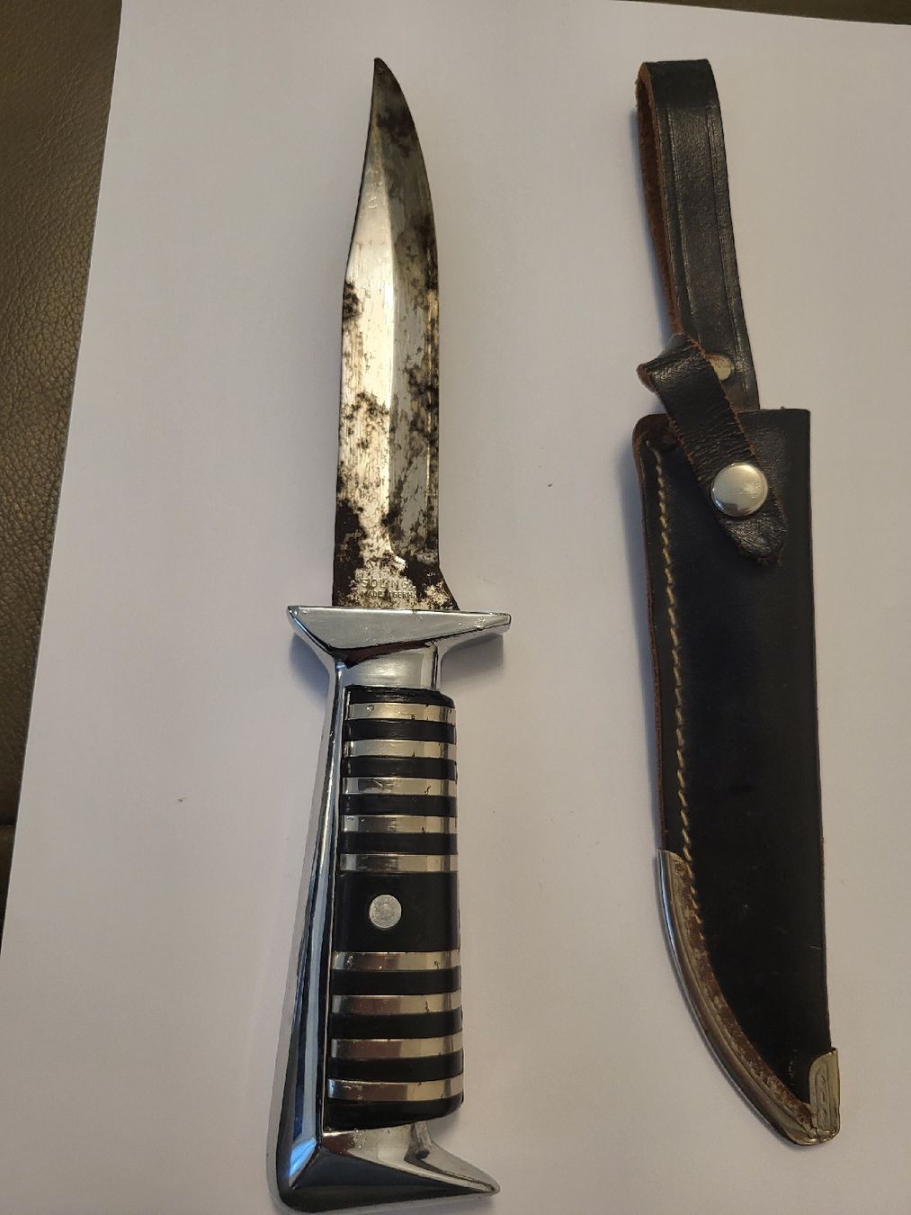 Solingen Taschenmesser: Messer mit Scheide Solingen Made in Germany  – Gebraucht aus nunningen von mic_88k2 3