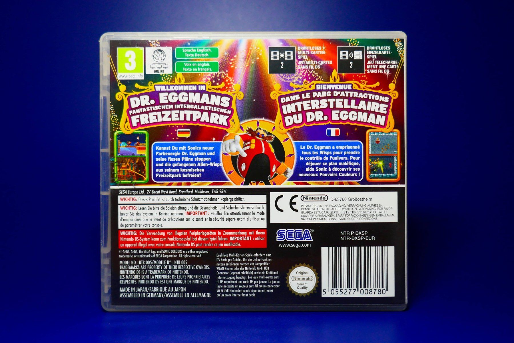 Nintendo Jeux: Sonic Colours - Nintendo DS – D'occasion à Vuarrens par Espace-Retro 3