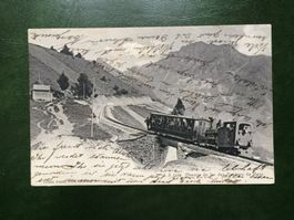 Chemin de fer des Rochers de Naye um 1908 AK Waadt Berg Bahn