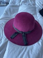 Chapeau Borsalino vintage bordeaux, taille L