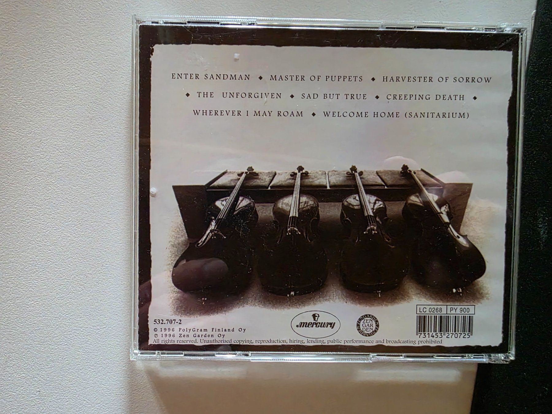 CD: CD - Apocalyptica - Metallica by Four Cellos – Usato da Walterswil BE venduto da Lonitti 2
