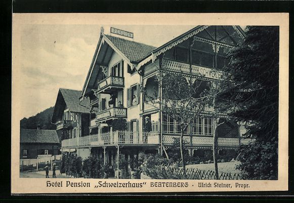 Cartes postales: Beatenberg, Hotel Pension Schweizerhaus – D'occasion à Berlin par bartko-reher