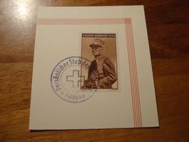 Abschnitt Marke Soldatenweihnacht 1944, General Guisan, o
