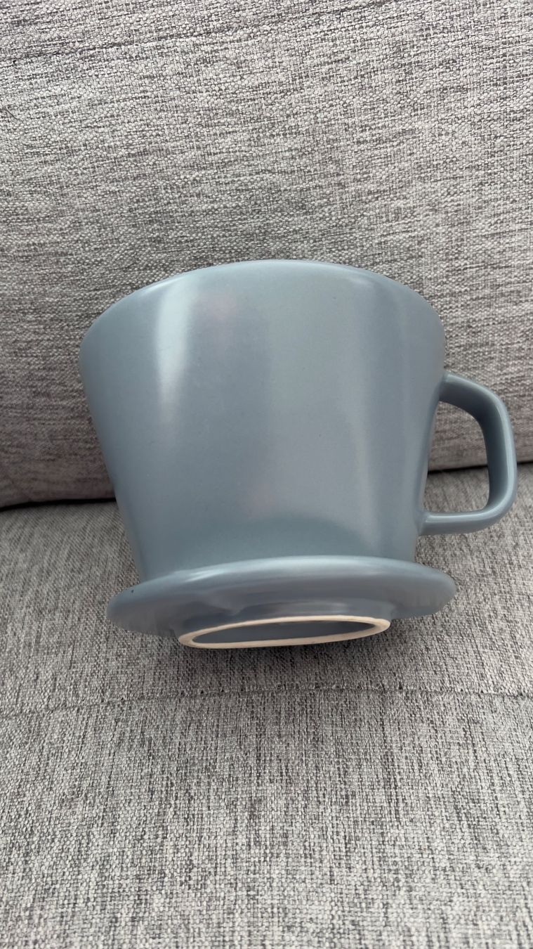 Altro per la casa: Keramik Kaffeefilter Halter, Handfilter, hellblau, Neu! – Usato da Rebstein venduto da gimmma 2