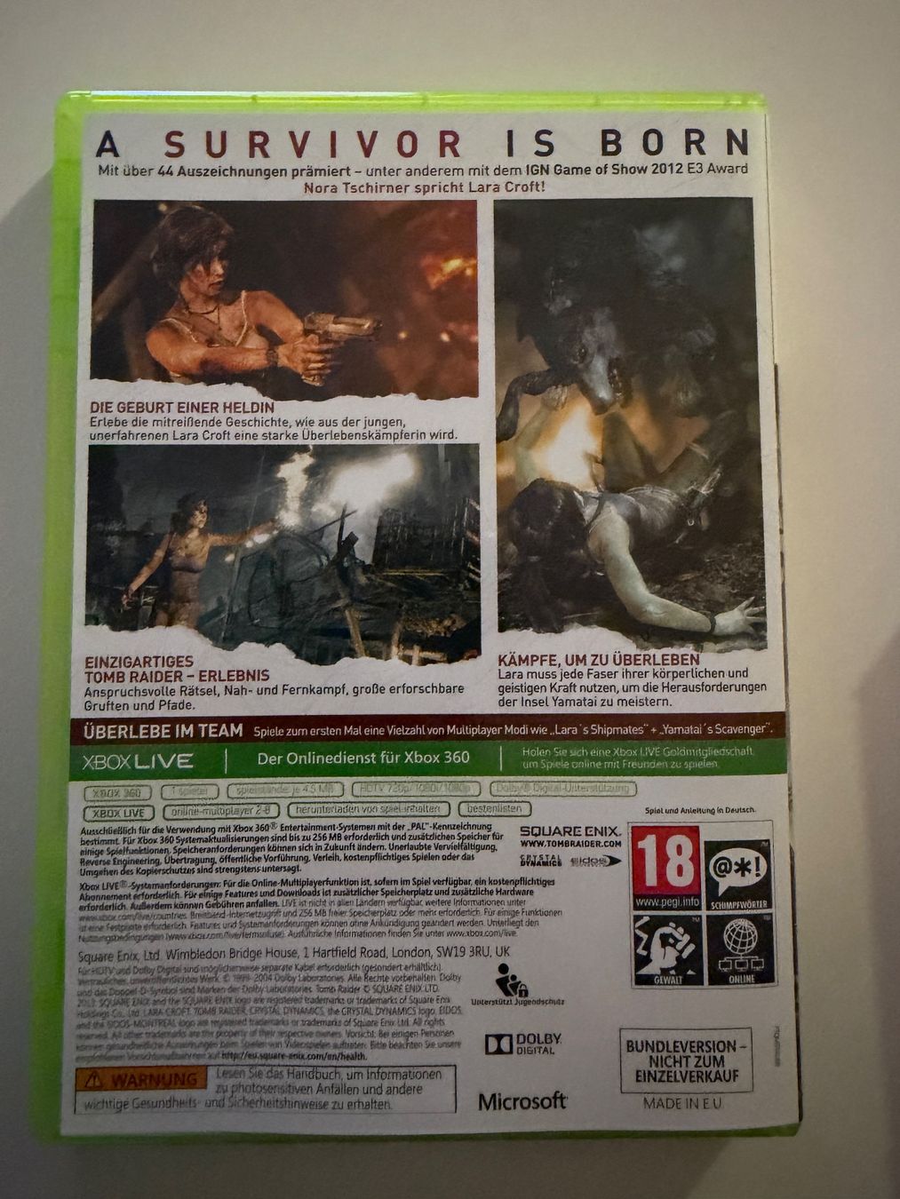 Microsoft Giochi: Tomb Raider Survival Edition - Xbox 360 – Nuovo (secondo la descrizione) da Altstätten SG venduto da sheamus 1