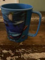 Mug requin enfants dessin animé bleu  en 3D 🦈🌊🐳