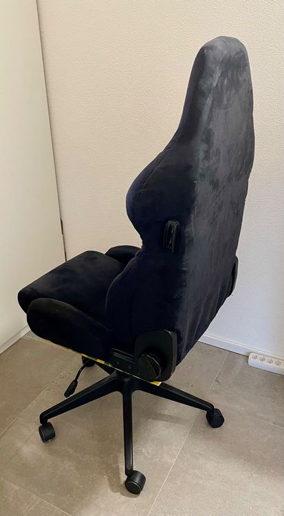 Sedia Ufficio Sparco Icon - Nero/Rosso, Tessuto Resistente, Supporto Schiena, Design Sportivo - Foto 8