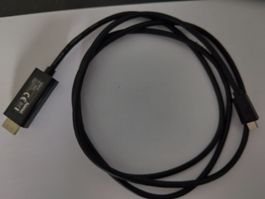 Hama Video-Kabel, USB-C-Stecker - HDMI