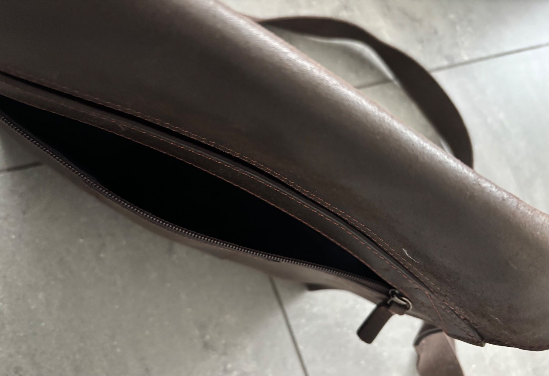 Borse: Leonhard Heyden Ledertasche braun – Usato da Buchs AG venduto da Byru 2