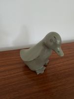 Canard de déco en bois taupe