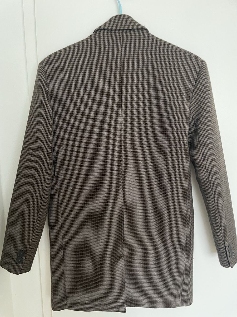 Zara Giacche: Houndstooth Blazer - brown – Usato da Zürich venduto da cha_l8t5 2