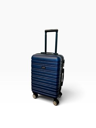 1x wayBAG Reisekoffer Handgepäck ABS M 55CM BLAU NEU