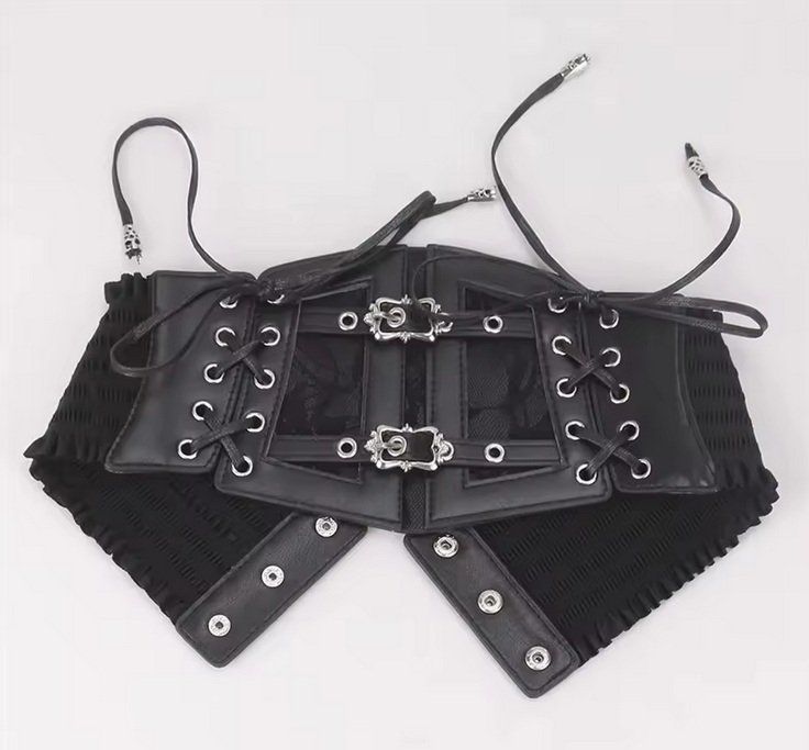 Cinture: Elastische Korsettgürtel aus Gothic Punk Spitze – Nuovo e nell'imballaggio originale da Lausanne venduto da FASHION-WORLD-SHOP 2