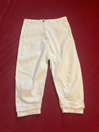 Hose Matilda Longhena weiss Baumwolle Grösse 44 neuwertig