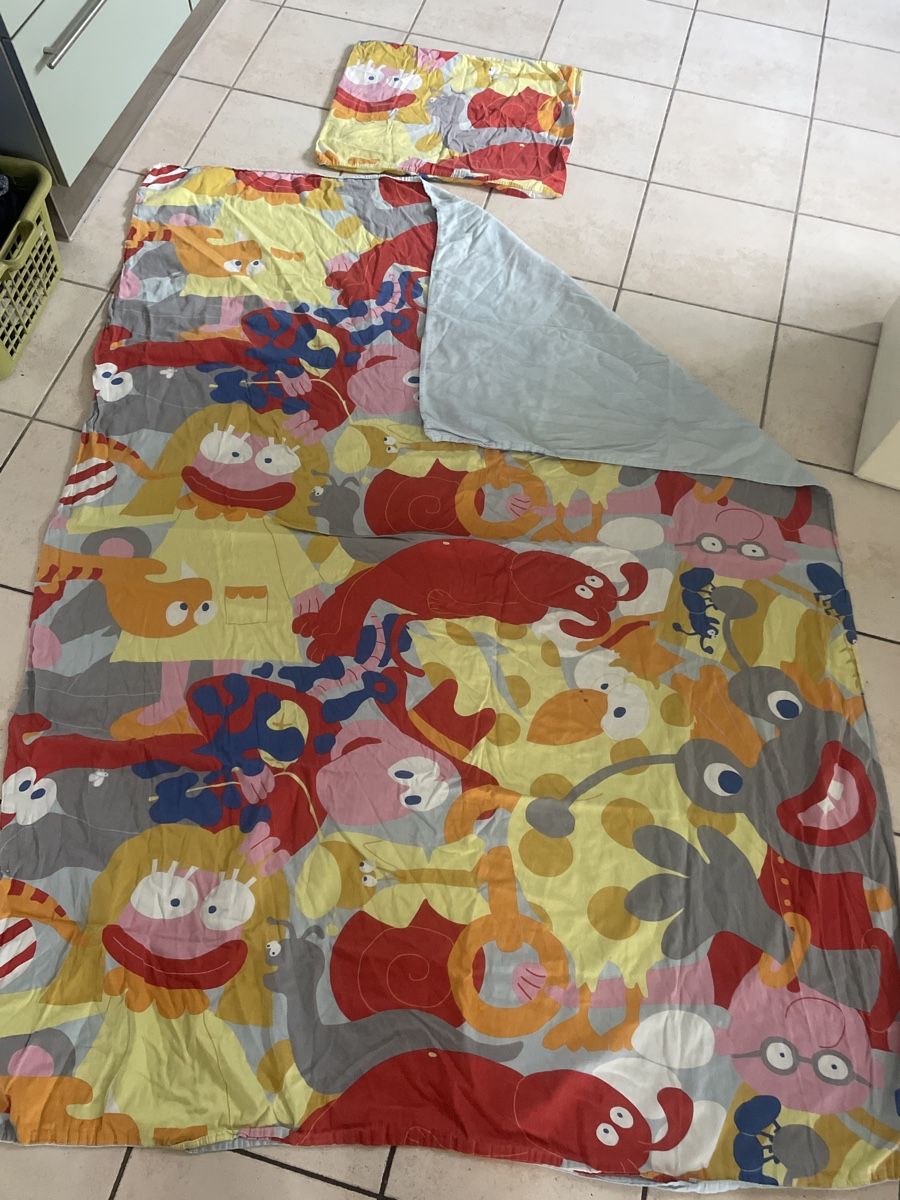 Bettwäsche: Lustige Kinderbettwäsche 140x190 cm – Gebraucht aus Obergerlafingen von cabo4