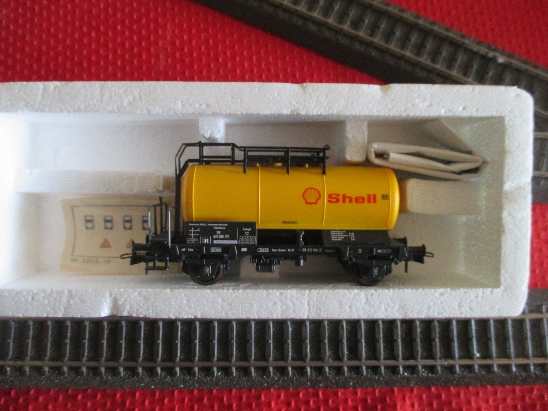 Roco Modellini di ferrovie: Roco H0 DC Kesselwagen Shell – Usato da Breitenbach venduto da anti11 5