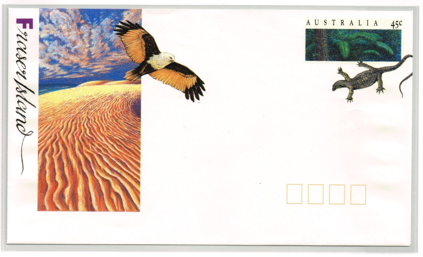 Alle Briefmarken: Die Grösste Sandinsel der Welt – Gebraucht aus Hombrechtikon von Fraese01 1