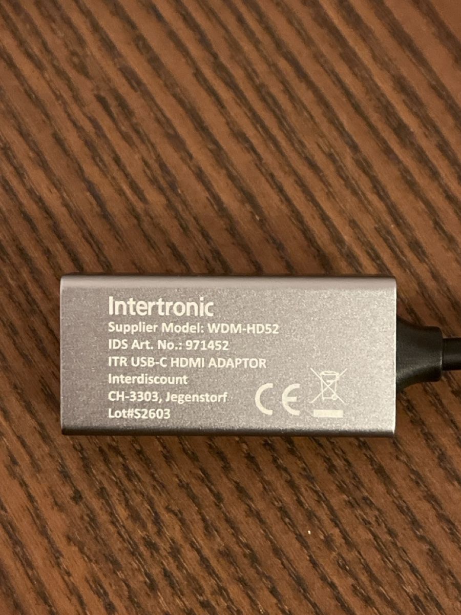 Adapter: USB-C - HDMI Adapter (Intertronic) – Neu (gemäss Beschreibung) aus Zürich von flu_q75t 1