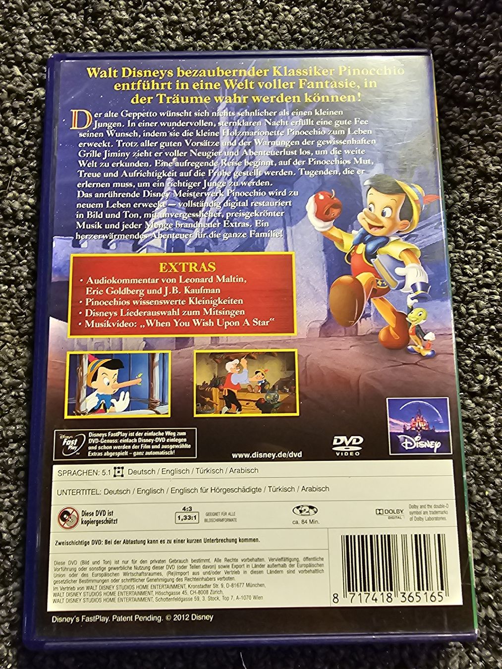 Tutti i DVDs: Pinocchio DVD - Disney (20236) – Usato da Ruswil venduto da jan_bxl5 1