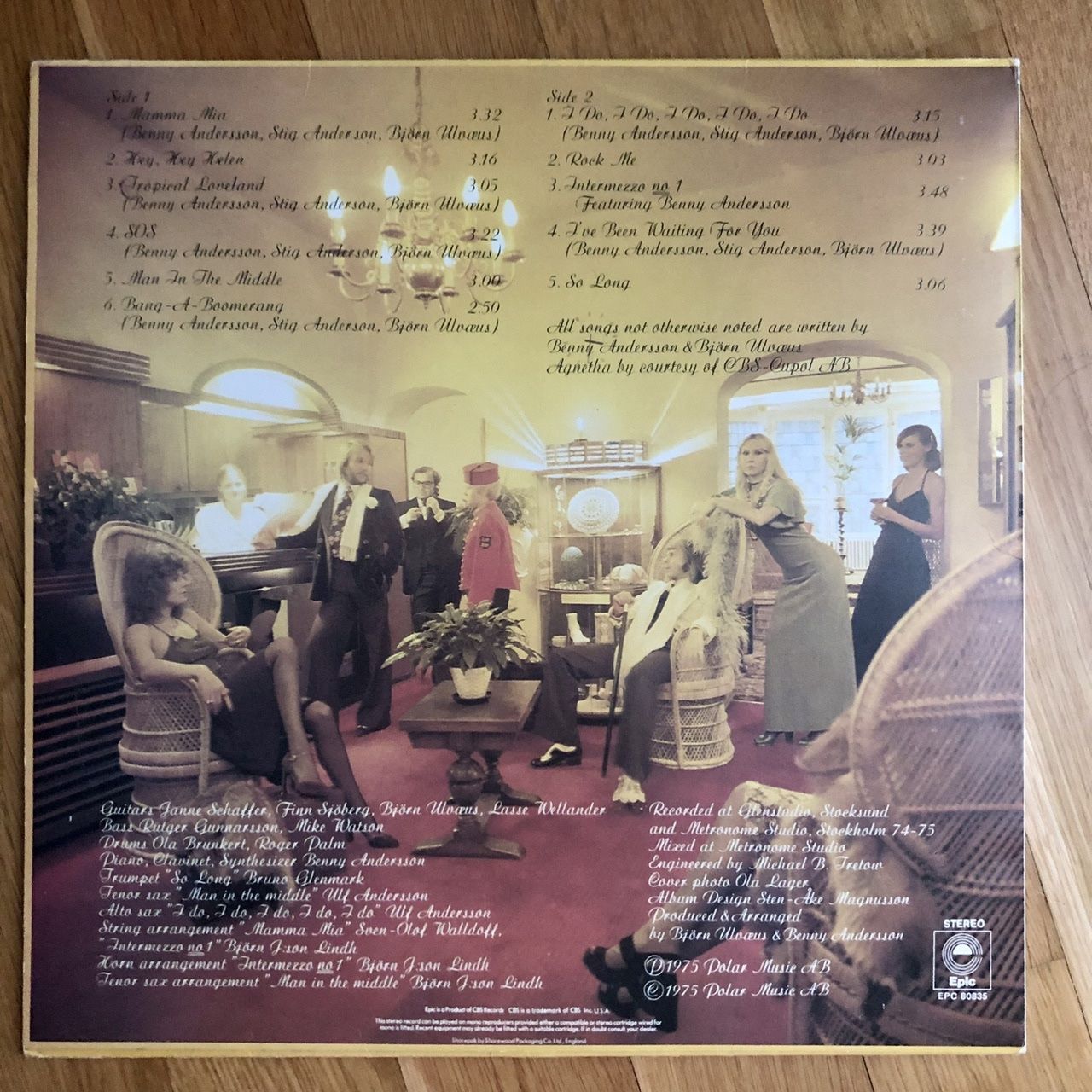 Dischi in vinile: ABBA Original Vinyl Epic UK / yellow – Usato da Wettingen venduto da ABBA-Retro 1