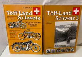 2 Bücher Töff Land Schweiz 1&2 in top Zustand!