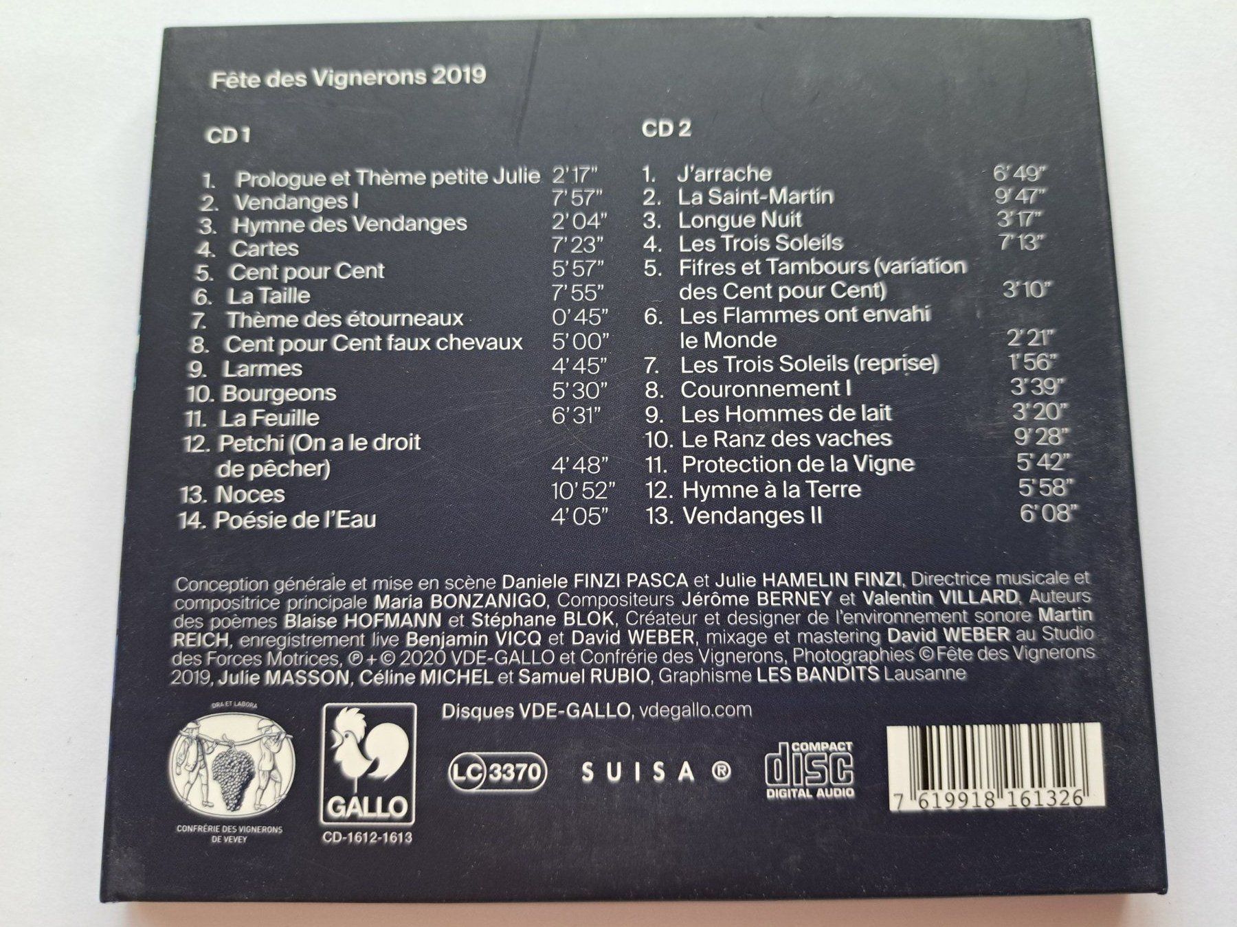 CD: CD La fête des Vignerons 2019 – Usato da Pully venduto da bro_n52j 1