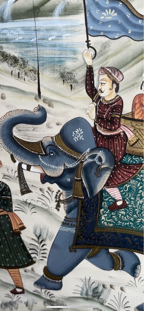 Foto & Immagini: Indische Seidenmalerei – Usato da Basel venduto da Exceptnotes 2