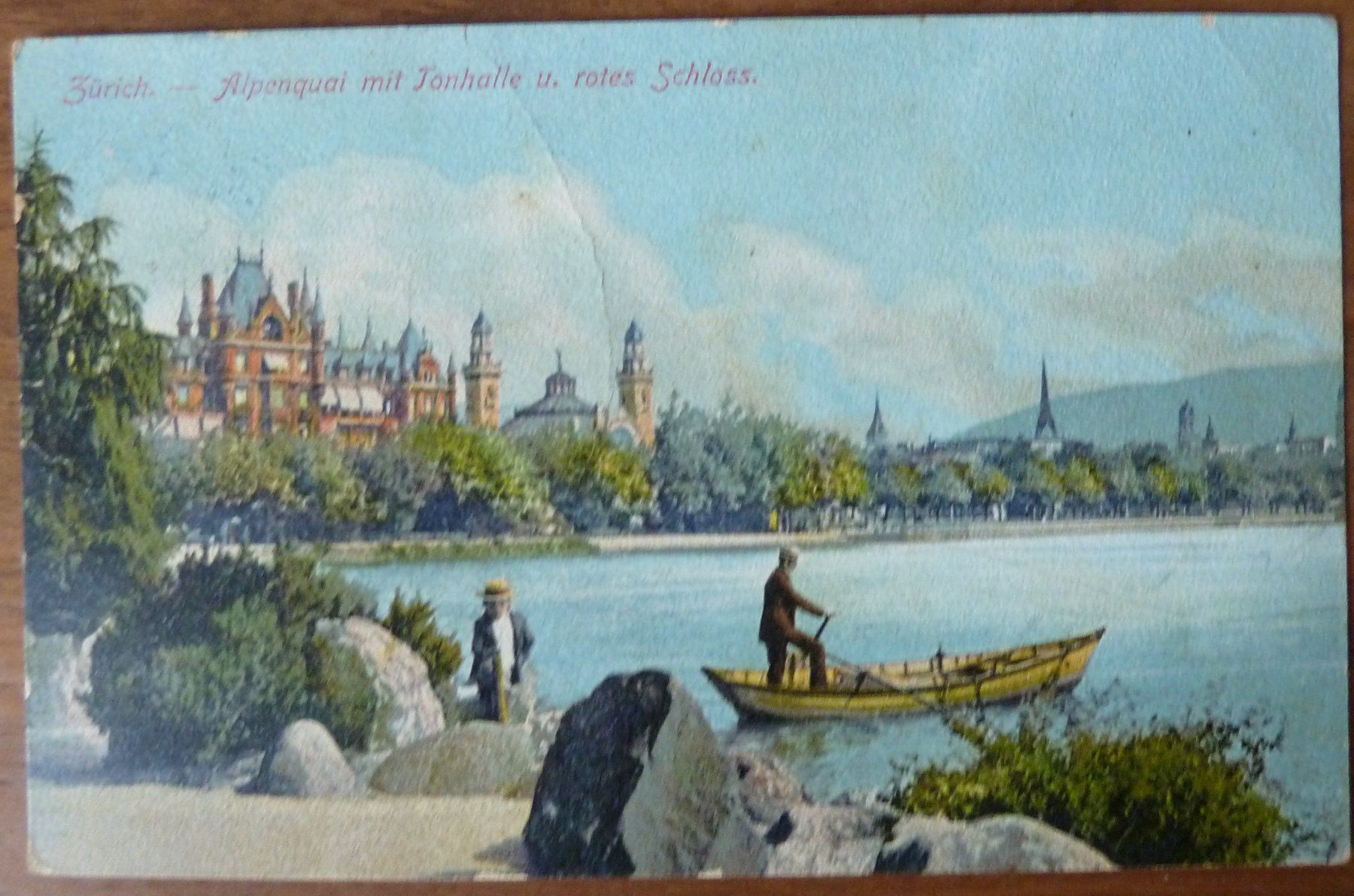Cartoline postali: Ansichtskarte Zürich Alpenquai – Usato da Kreuzlingen venduto da maj_bj2y