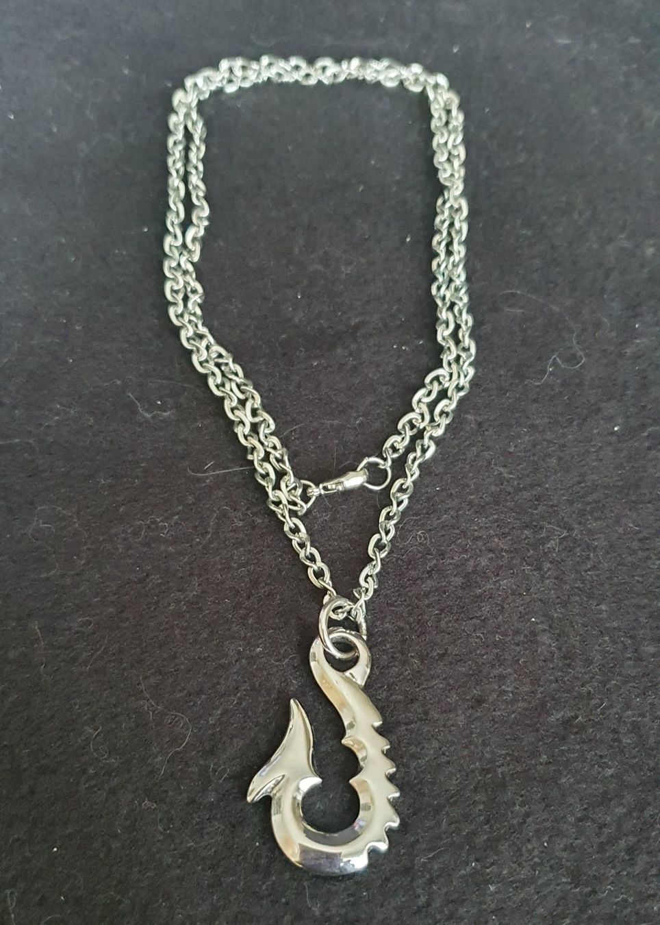 Catenine: Edelstahlkette mit Drachenanhänger - Modeschmuck – Usato da Auw venduto da beretta1966