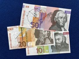 Slowenien 1992 - Tolarjev UNC - Notenset
