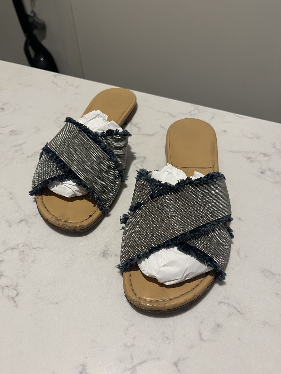 Stuart Weitzman Damenschuhe: Stuart Weitzman Summer Slides sandals – Gebraucht aus Mies von nic_yk5d 1
