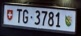 Kontrollschild TG