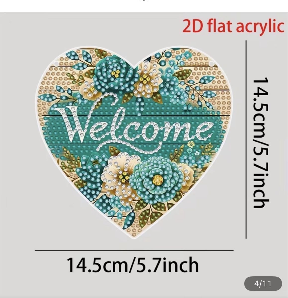 Kit bricolage: Herz Diamond Paiting – Nuovo e nell'imballaggio originale da Amriswil venduto da SCHLOSSGEISTLI 1