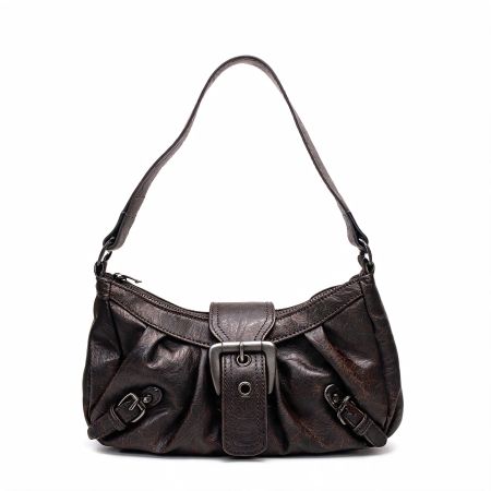 Vintage Bag | Dunkelbraun | Schnalle | Neu