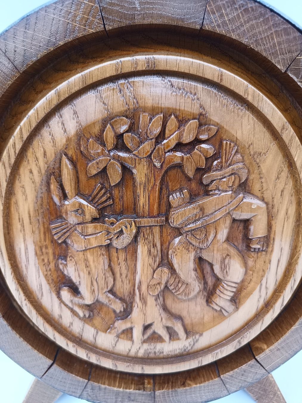 Accessori: Holzfass Schnapsfass Weidmanndspech Jäger – Usato da Oberegg venduto da A-Z.Handel.Loehrer 7