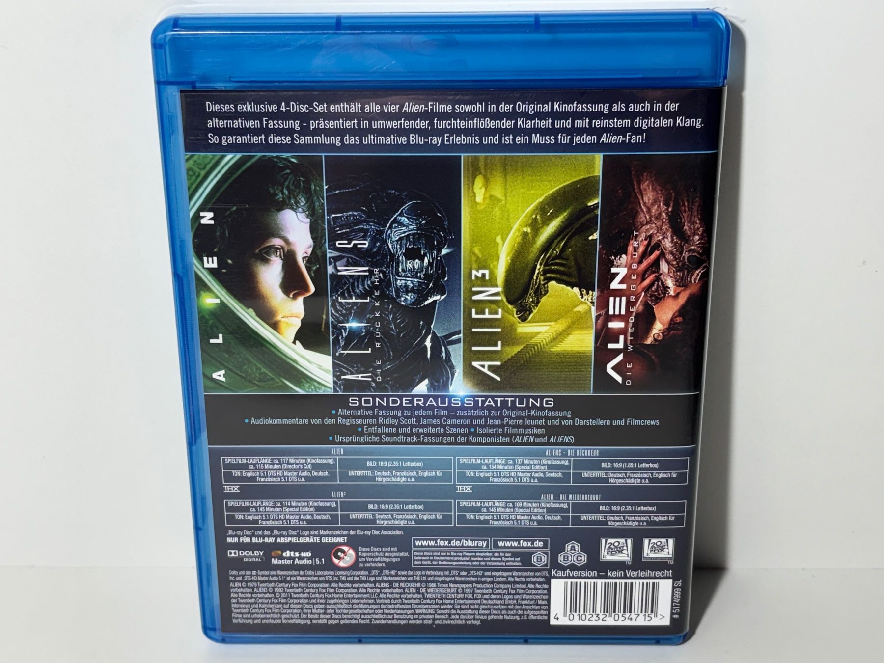 Tutti i DVDs: Alien 1-5 Blu Ray – Usato da Wilderswil venduto da Sstriker 2