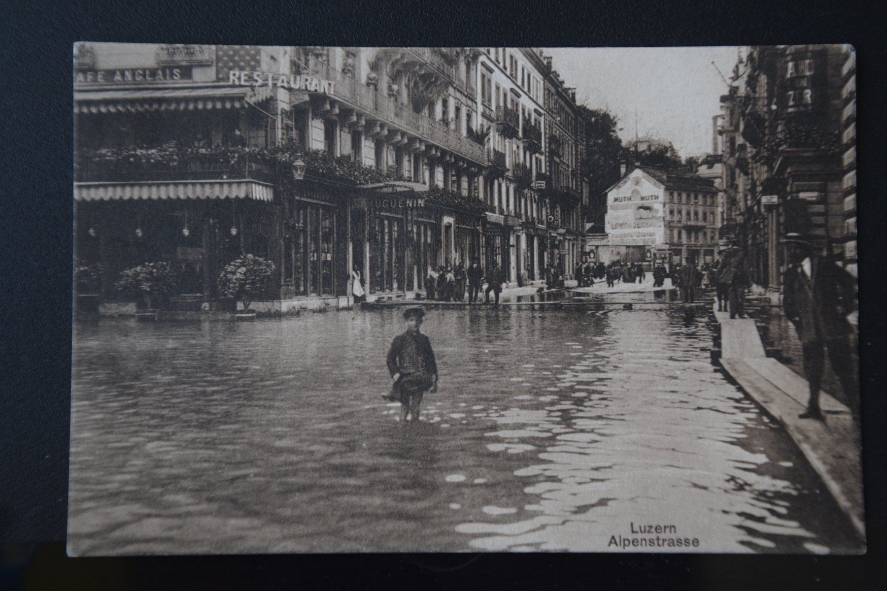 Ansichtskarten: AK Luzern, Hochwasser 1910 – Gebraucht aus Luzern von CH2018