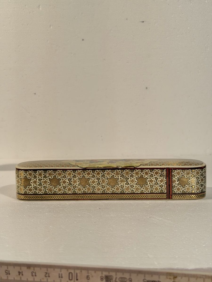 Sonstiges Schreiben & Zeichnen: Vintage Persian Lacquer Painted Pen Box Case Orientalist – Gebraucht aus Lausanne von vas_mbk2 2